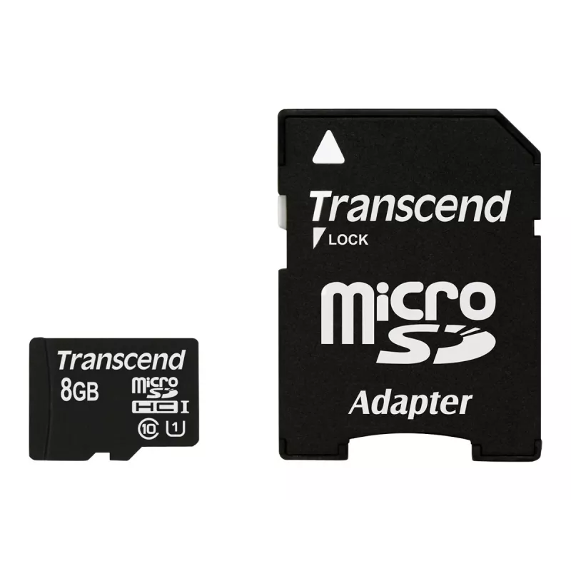Transcend Premium - scheda di memoria flash (microSDHC/adattatore SD incluso)