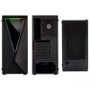 Kolink VOID RGB case per PC tower, nero, con finestra, ventola LED, filtro antipolvere