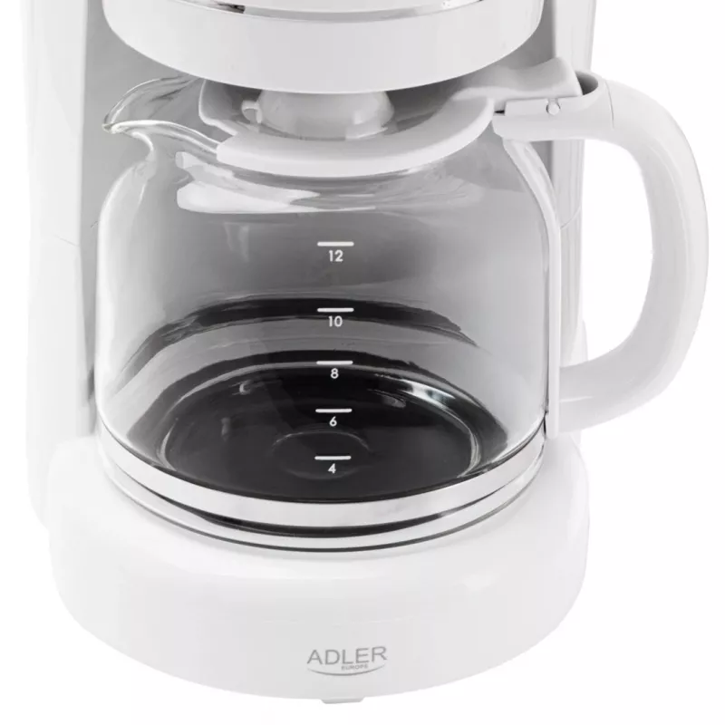 Adler AD 4383w caffettiera a filtro per caffè macinato 1,5 L bianca