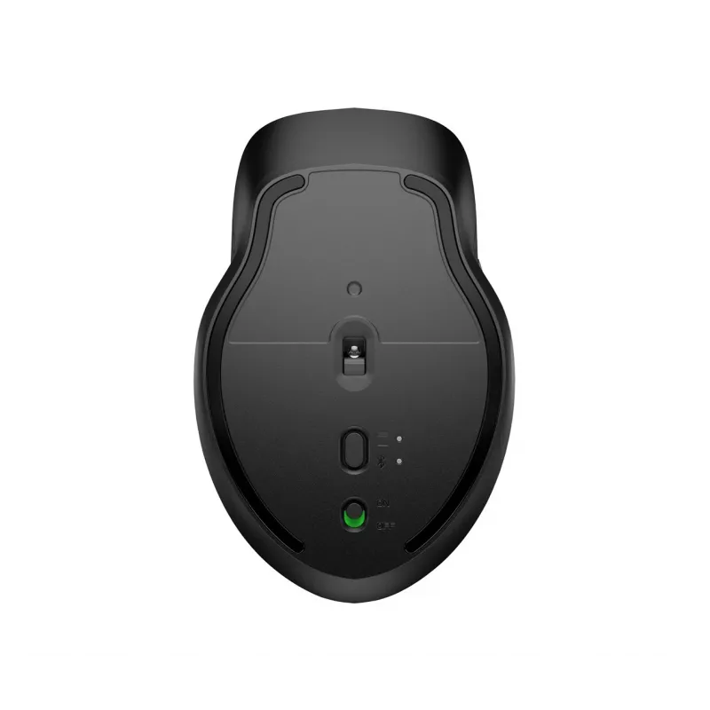HP 435 mouse wireless multi-device, per destrimani e mancini, RF Wireless + Bluetooth, 4000 DPI, nero