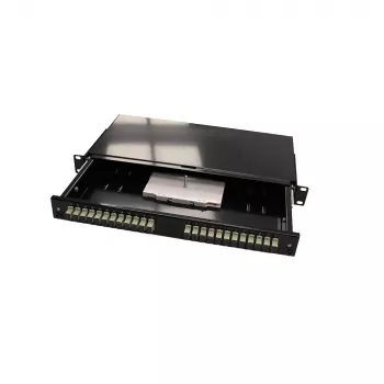 Scatola di distribuzione in fibra ottica Lanview LSB105BL 24 porte SC, montaggio interno
