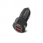 Caricabatterie da auto ESPERANZA EZ110 nero – ingresso 12–24 V, 2× USB-A 2,1 A, Quick Charge 3.0, 36 W