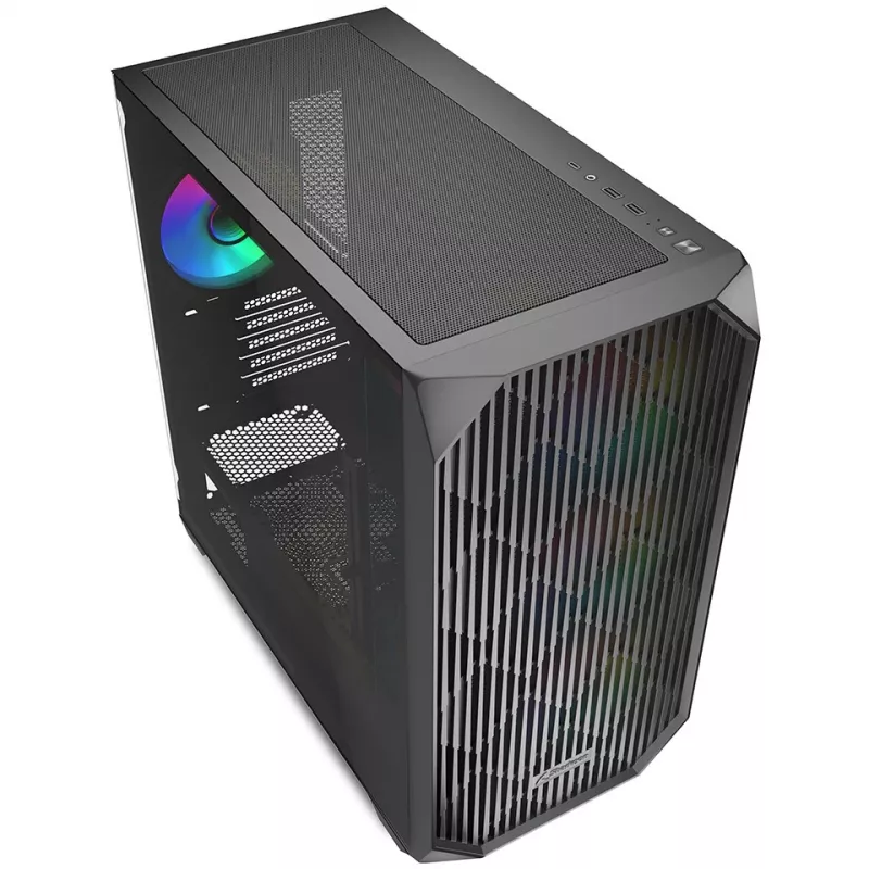 Sharkoon MK3 RGB Micro Tower nero