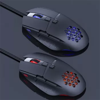 Lumi Legend WM03G-16 mouse con filo, USB Type-A, ottico, 7200 DPI, Juoda