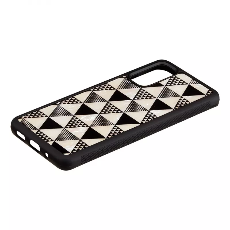 Custodia protettiva per cellulare iKins per Samsung Galaxy S20 – struttura piramidale, nero