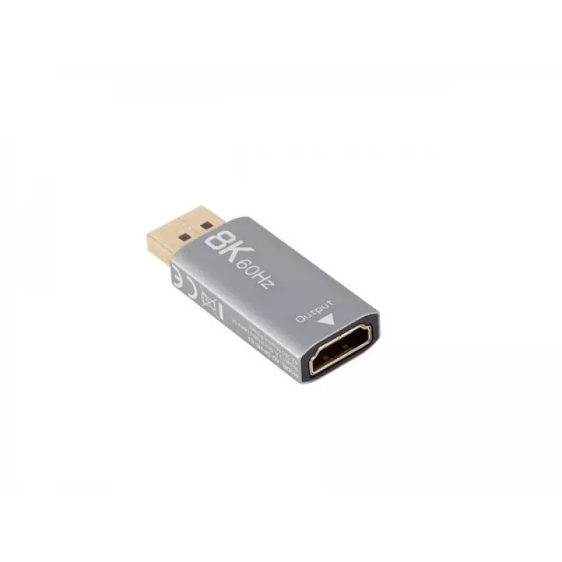 Lanberg AD-DP-HD-03 adattatore cavo video 0 m DisplayPort HDMI argento