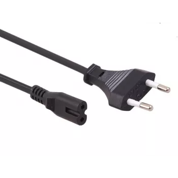 Maclean MCTV-809 Cavo di alimentazione da spina EU a Figure-8 (C7), 1,5 m