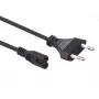 Maclean MCTV-809 Cavo di alimentazione da spina EU a Figure-8 (C7), 1,5 m