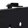 Pannello divisorio / organizer per scrivania Ergo Office, carico max. 10 kg, lavagna bianca, larghezza 1116 mm, nero, ER-301 B