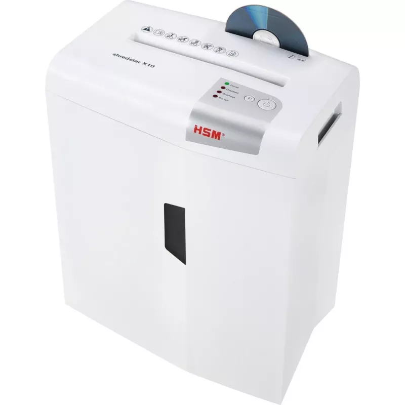 HSM shredstar X10 distruggidocumenti, 4,5 x 30 mm + meccanismo di taglio CD separato