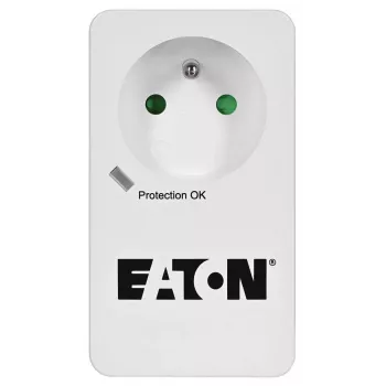 Box protezione da sovratensione Eaton Protection Box 1 FR — 1 presa Type-E, 220–250 V, 16 A, 4000 W, nero, compatto