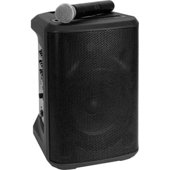 Sistema PA wireless portatile Omnitronic PORTY-8A — diffusore attivo da 8