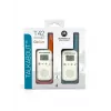 Motorola Talkabout T42 – walkie-talkie, confezione da 2 (arancione-blu)