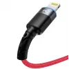 Cavo dati USB a Lightning Tellur, 3A, 1,2 m, indicatore LED, rosso