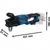 Trapano angolare a batteria GRD 18V-127 Professional solo, 18 Volt (blu/nero, senza batteria e caricabatterie)