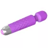 Massaggiatore clitorideo Erolab Wand-M viola ricaricabile impermeabile
