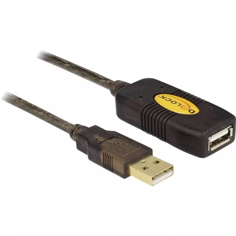 Cavo USB DeLOCK 30 m USB2.0 USB A nero