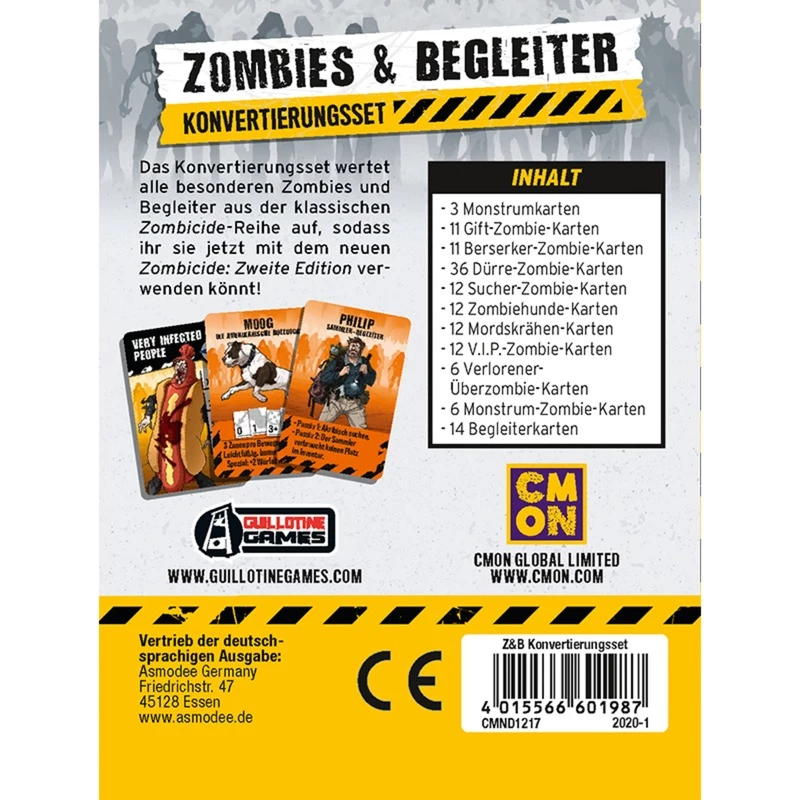 Zombicide 2. Edizione - Zombies & Compagni, set di conversione per gioco da tavolo