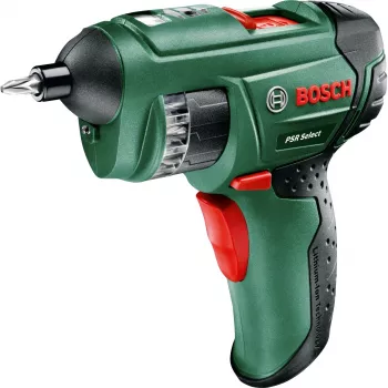 Bosch PSR Select, avvitatore a batteria, impugnatura a pistola, 240 giri/min, 5 mm, 3,5 N⋅m, 4,5 N⋅m
