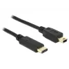 Cavo USB DeLOCK 2 m USB2.0-C Mini-USB B 83336
