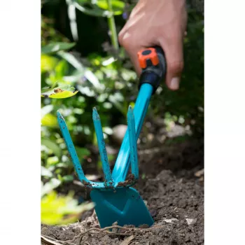 Gardena 08915-20 - Zappa a trazione - trapezoidale - acciaio - blu - nero/arancione (08915-20)