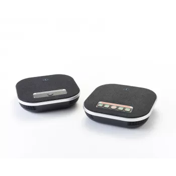 Speakerphone per conferenze Boom Collaboration GEMINI con microfono integrato, Bluetooth e USB, nero