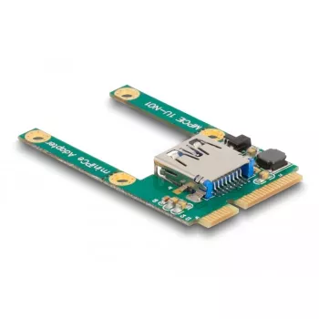 DeLOCK Mini PCIe I/O 1 x USB 2.0 Type-A femmina Full-Size Half-Size