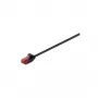 Cavo patch slim CAT 6 Wentronic Goobay, U/UTP, nero, 10 m - materiale in rame (93730)