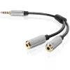Sharkoon PMP35 - Adattatore audio - Mini connettore maschio a 4 poli (M)