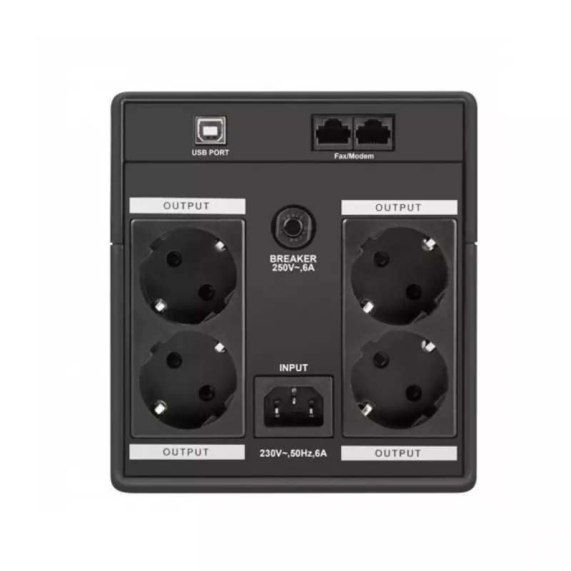 Gruppo di continuità Armac H/1000F/LED Line-Interactive 1 kVA 4 uscite AC