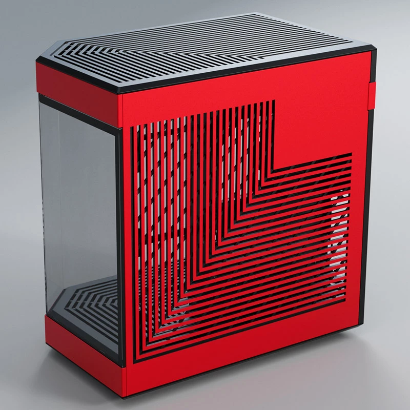 HYTE Y60 mid tower nero, rosso