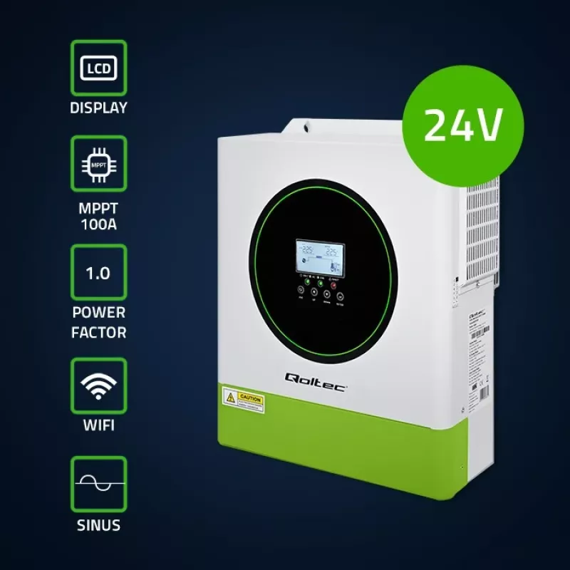 Inverter solare ibrido off-grid 3500W, Wi-Fi