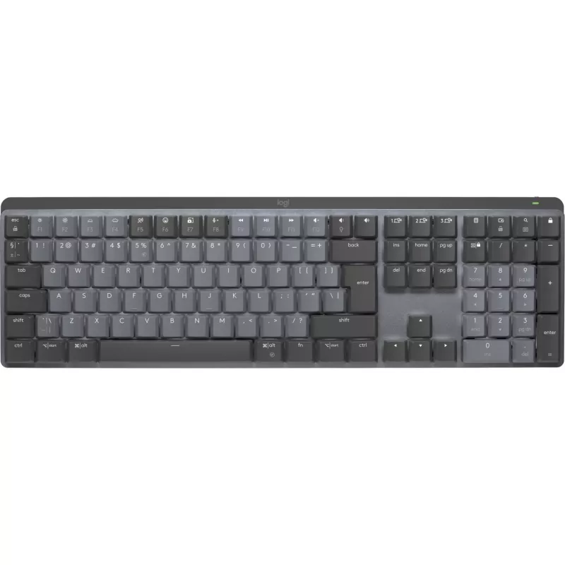 Logitech MX Mechanical tastiera, ufficio, RF Wireless, Bluetooth, QWERTY US International, grigio grafite