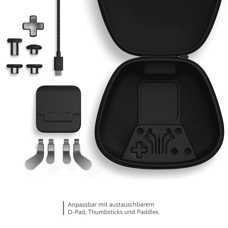 Kit componenti completo per controller gaming Microsoft Xbox Elite Wireless Controller Series 2 nero argento