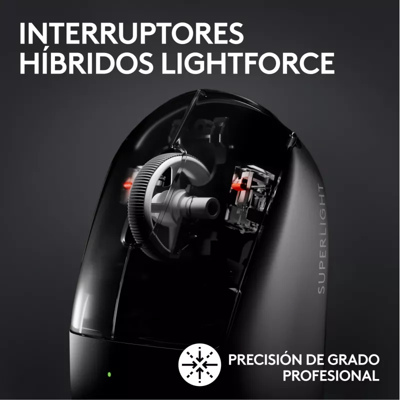 Logitech G PRO X SUPERLIGHT 2 LIGHTSPEED mouse da gaming wireless, bianco