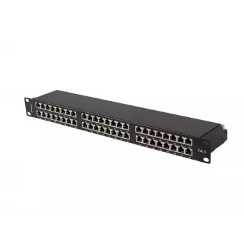 Patch panel LANBERG PPS5-1048-B 48 porte 1U 19 pollici Cat5e FTP nero