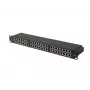Patch panel LANBERG PPS5-1048-B 48 porte 1U 19 pollici Cat5e FTP nero