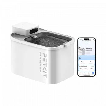 Fontanella per animali PETKIT Eversweet Max UVC — capacità 3 L, ABS adatto al contatto alimentare, bianco