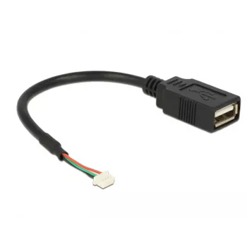 Cavo USB DeLOCK 84834 USB 2.0 0,15 m nero