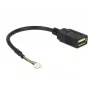 Cavo USB DeLOCK 84834 USB 2.0 0,15 m nero