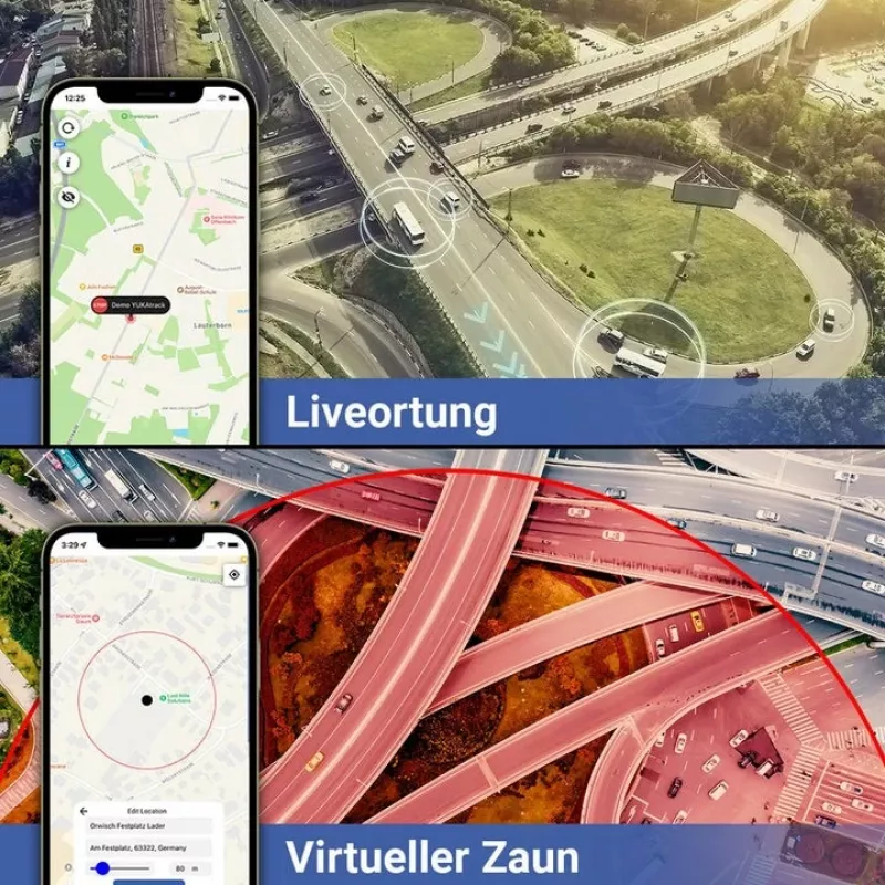 GPS tracker YUKAtrack auto veicoli camion con SIM e dati flat in tutta Europa localizzazione LIVE
