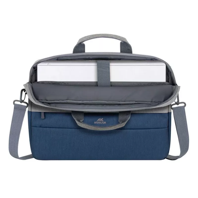 Rivacase 7532 39,6 cm (15.6) cartella blu, grigio