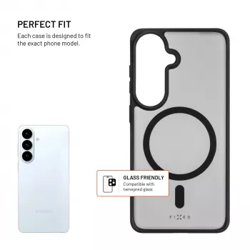 Fixed MagMisty | Cover posteriore | Samsung | Galaxy S26 | Policarbonato/TPU | Nero