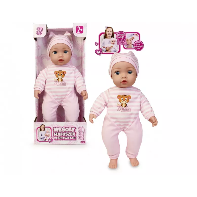 Bambola neonata Artyk Natalia 45 cm – bambola da gioco con corpo morbido, dimensione 45 cm