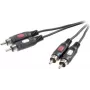 SpeaKa Professional SP-7869760 cavo audio 0,5 m 2 x RCA nero (SP-7869760)