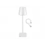 Lampada da tavolo ricaricabile Beper P201UTP102, interruttore touch, 2 W