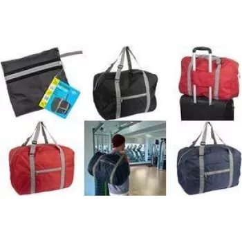 Borsa a mano Wedo 58 2601 nylon nero unisex tasca frontale
