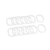Tenda doccia Beldray LA028268LGRYUFFEU7 Antibac grigio – tenda da bagno antibatterica, misura standard