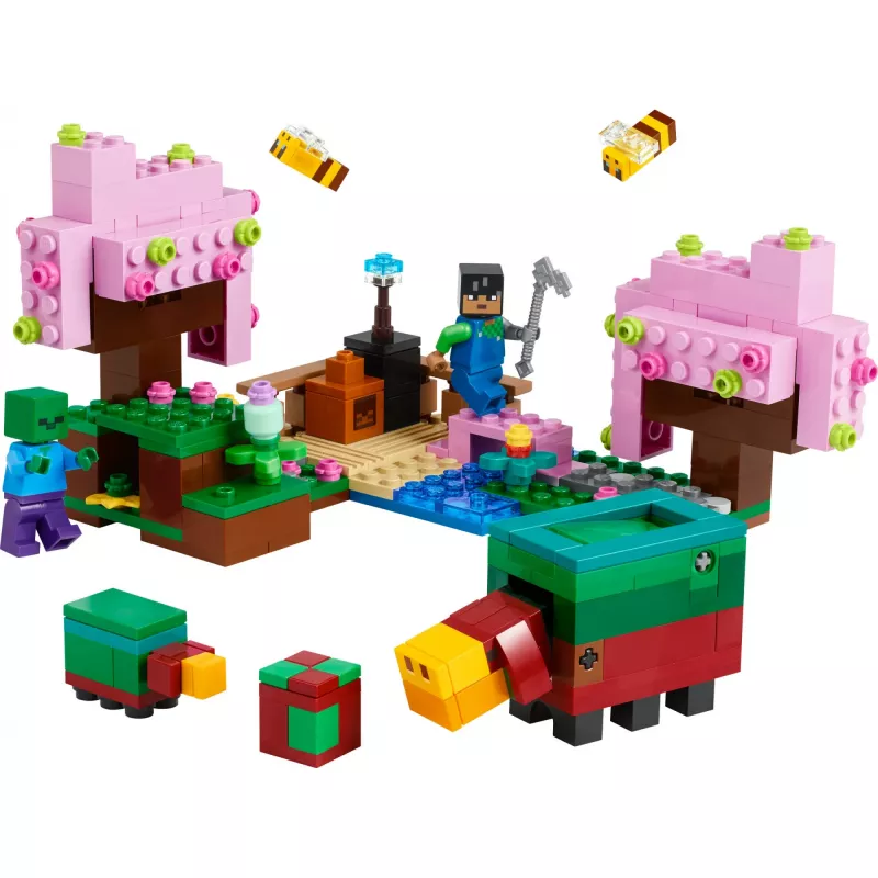 Lego 21260 Minecraft Giardino dei ciliegi in fiore set di gioco