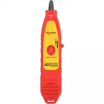 Delock 86109 cable finder per tester per cavi 86108, rosso/giallo